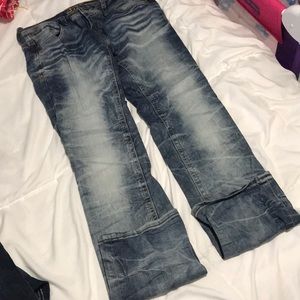 Buckle Black Stretchy curvy straight Jean no 291